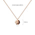 Solid 925 Sterling Silver Initial Alphabet Personalised Disc Necklace